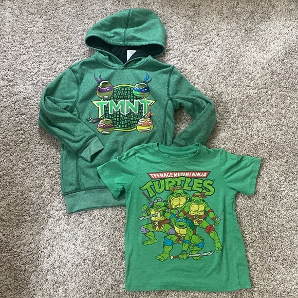Nickelodeon Other - Ninja Turtle Hoodie and Tee size 5T